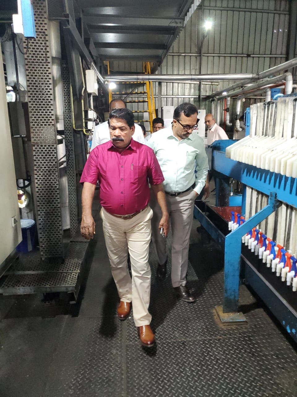 Honorable Ministers and Officials Visit Venkadeshwara Factory - Image 2